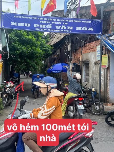 Nhà phố hẻm 5 Mễ Cốc, quận 8, diện tích 15m², giá chỉ 1.48 tỷ - Cơ hội đầu tư tuyệt vời!