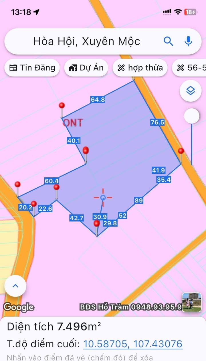 Đất nền 7501m² đường TL 329, Hòa Hội - Giá chỉ 11 tỷ, cơ hội đầu tư hấp dẫn!