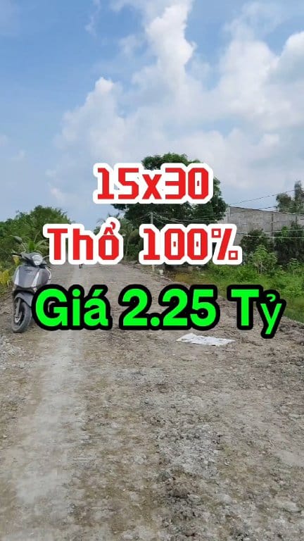 Đất thổ cư 150m² Hựu Thạnh, Đức Hòa giá chỉ 770 triệu - Tiềm năng sinh lời cao!