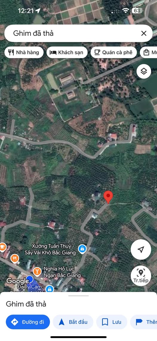 Đất vườn tại Nhập Thành, Lục Ngạn 600m² giá 1 tỷ - Cơ hội đầu tư tuyệt vời!