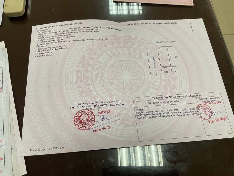 Đất nền Bàu Cạn, Chư Prông 230m² giá 1.05 tỷ - Cơ hội đầu tư tuyệt vời!