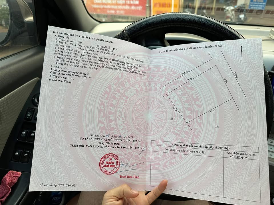 Đất lô góc 895m² tại Đức Cơ, Gia Lai - Giá chỉ 600 triệu!