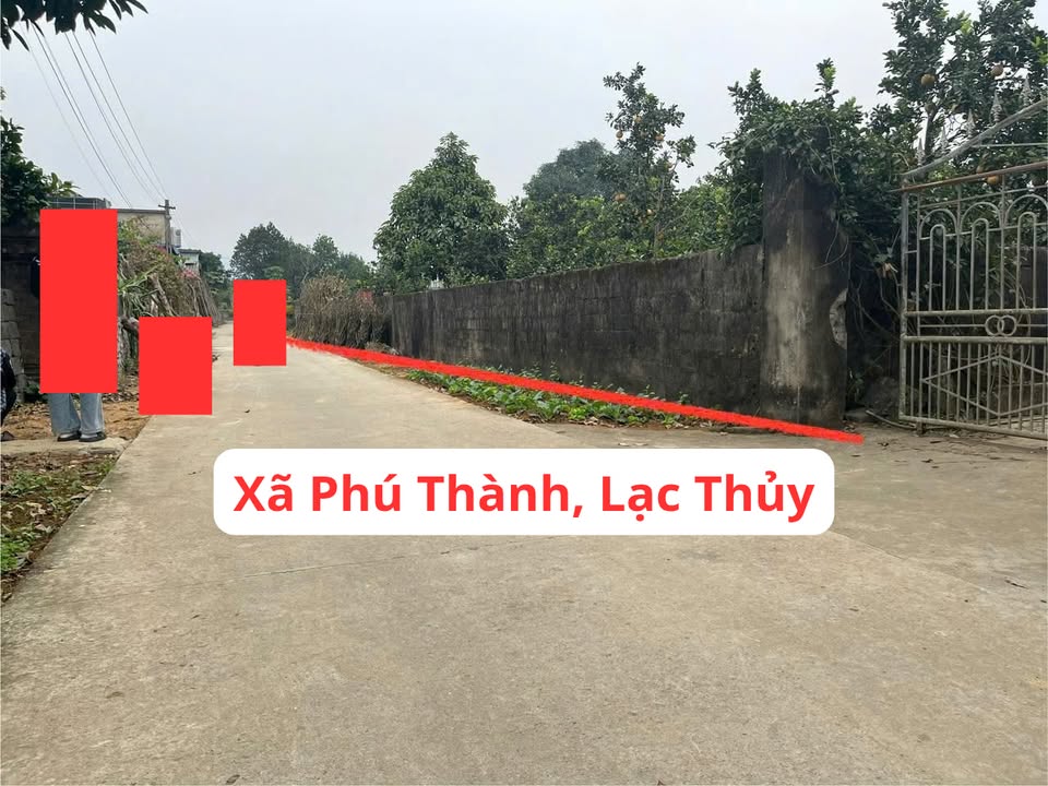 Đất nền Phú Thành, Lạc Thủy 430m² giá 1 tỷ - Sổ hồng chính chủ!