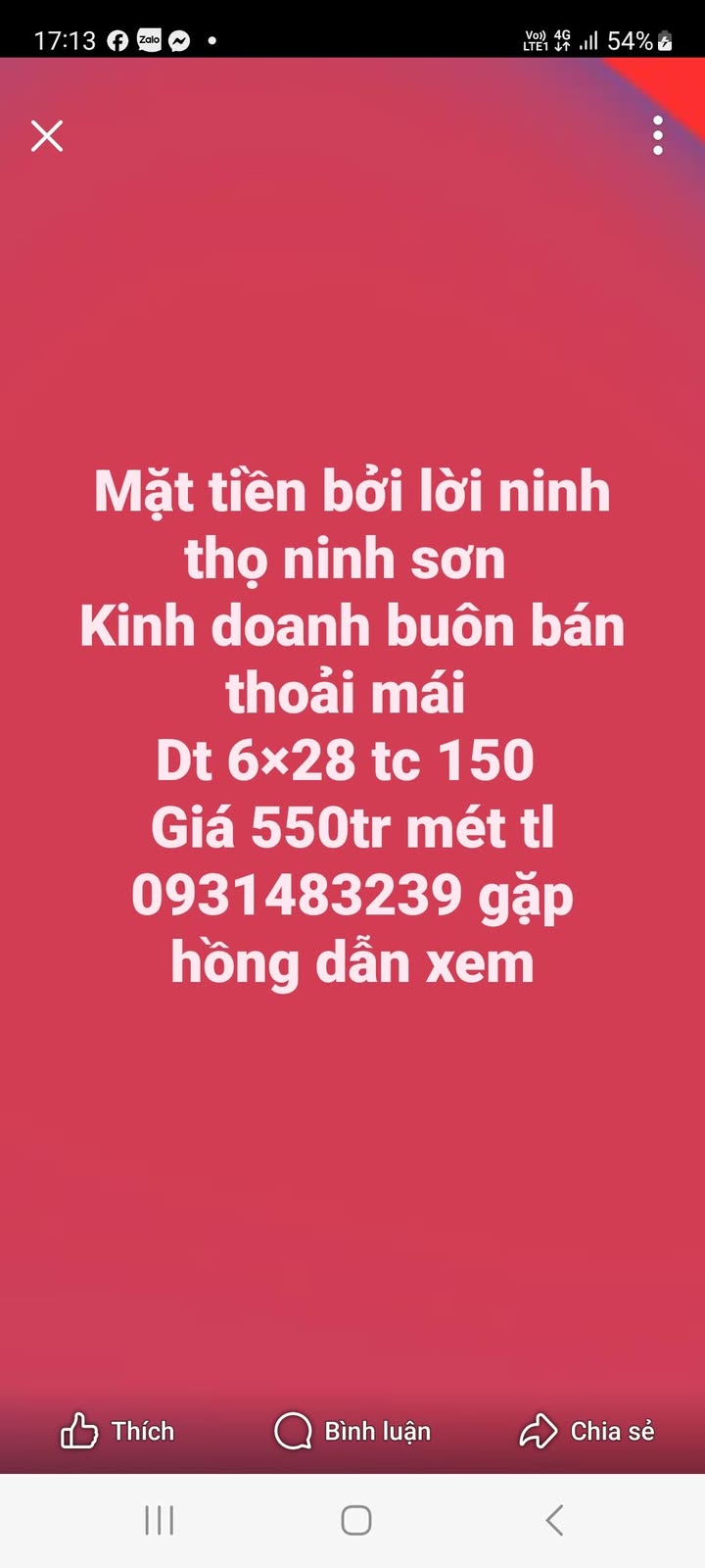 Đất nền mặt tiền đường Bời Lời, Ninh Sơn, 168m² giá 100.1 triệu - Cơ hội đầu tư sinh lời!