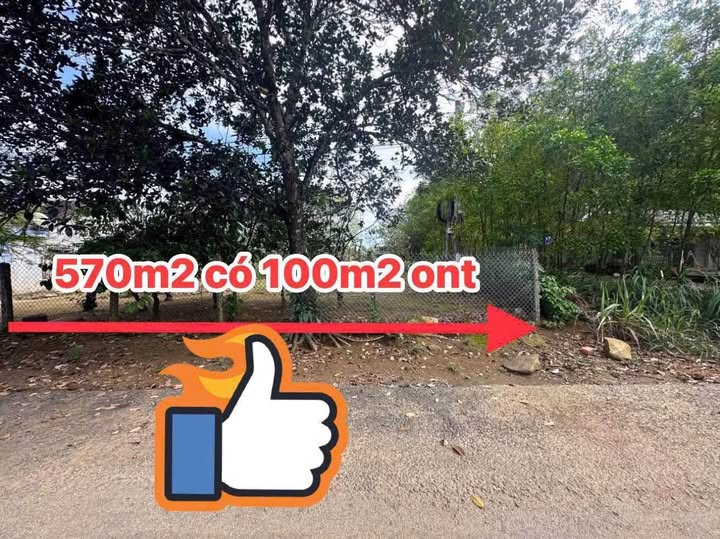 Đất mặt tiền đường DT643, Thôn Vân Hòa, 570m² giá 1.1 tỷ - Cơ hội đầu tư tuyệt vời!