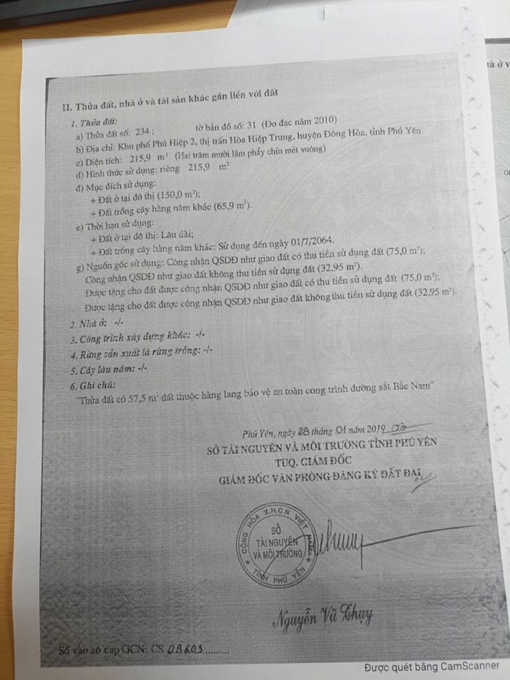 Nhà bán Hòa Hiệp, Đông Hòa 215.9m² giá 1 tỷ - Tiện ích đầy đủ!