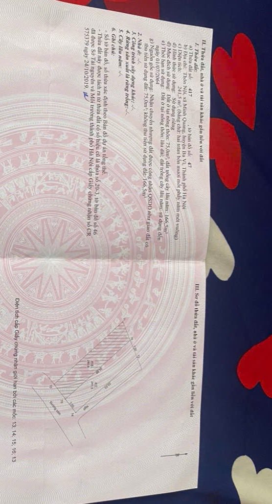 Đất lô góc Thôn Nội, xã Ba Vì 241.5m² giá chỉ 1.2 tỷ - Cơ hội đầu tư tuyệt vời!