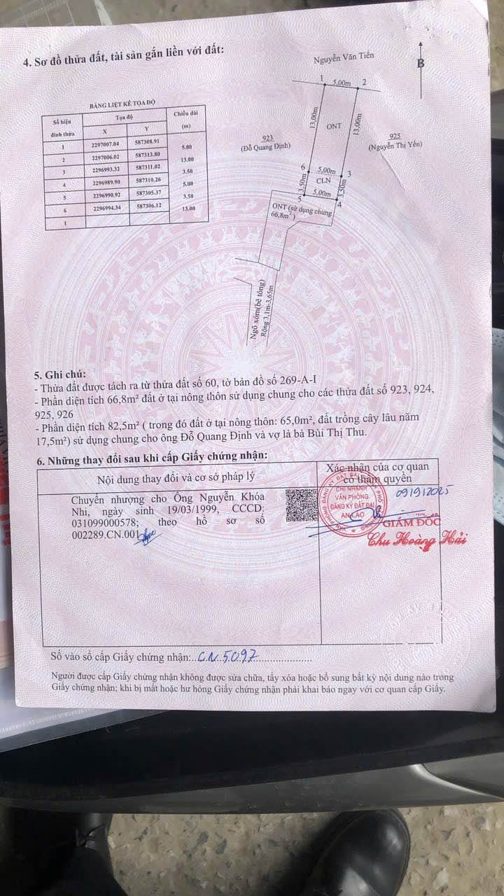 Đất nền đẹp tại Kim Châm, An Khánh, Hải Phòng 82,5m² - Cần bán gấp!