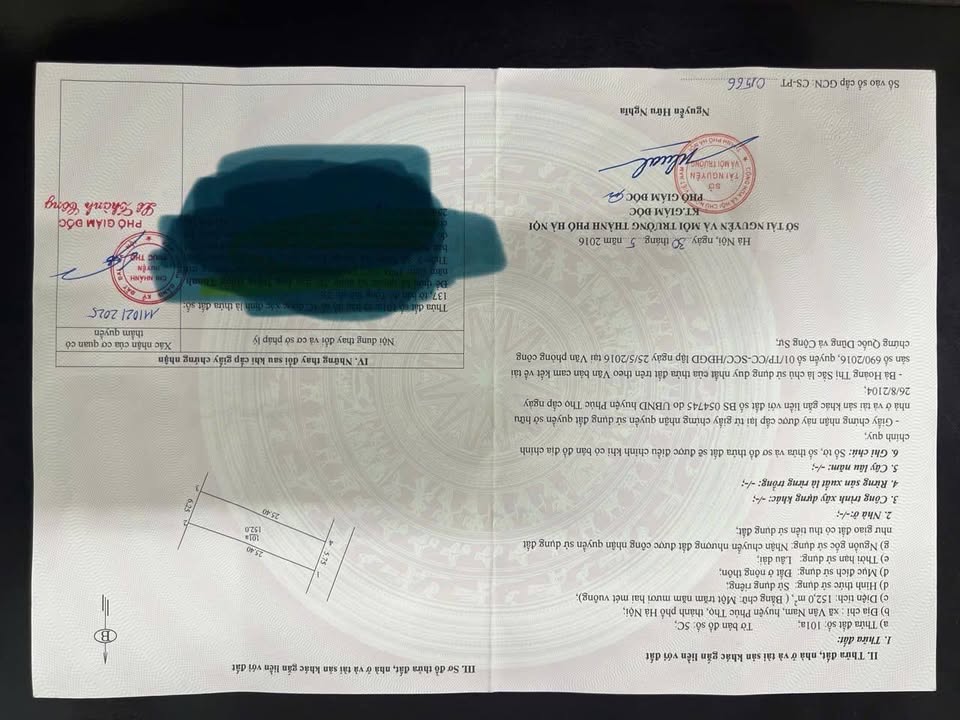 Đất Vân Nam, Phúc Thọ, Hà Nội 152m² giá 3 tỷ - Đường ô tô tải vào tận nơi!