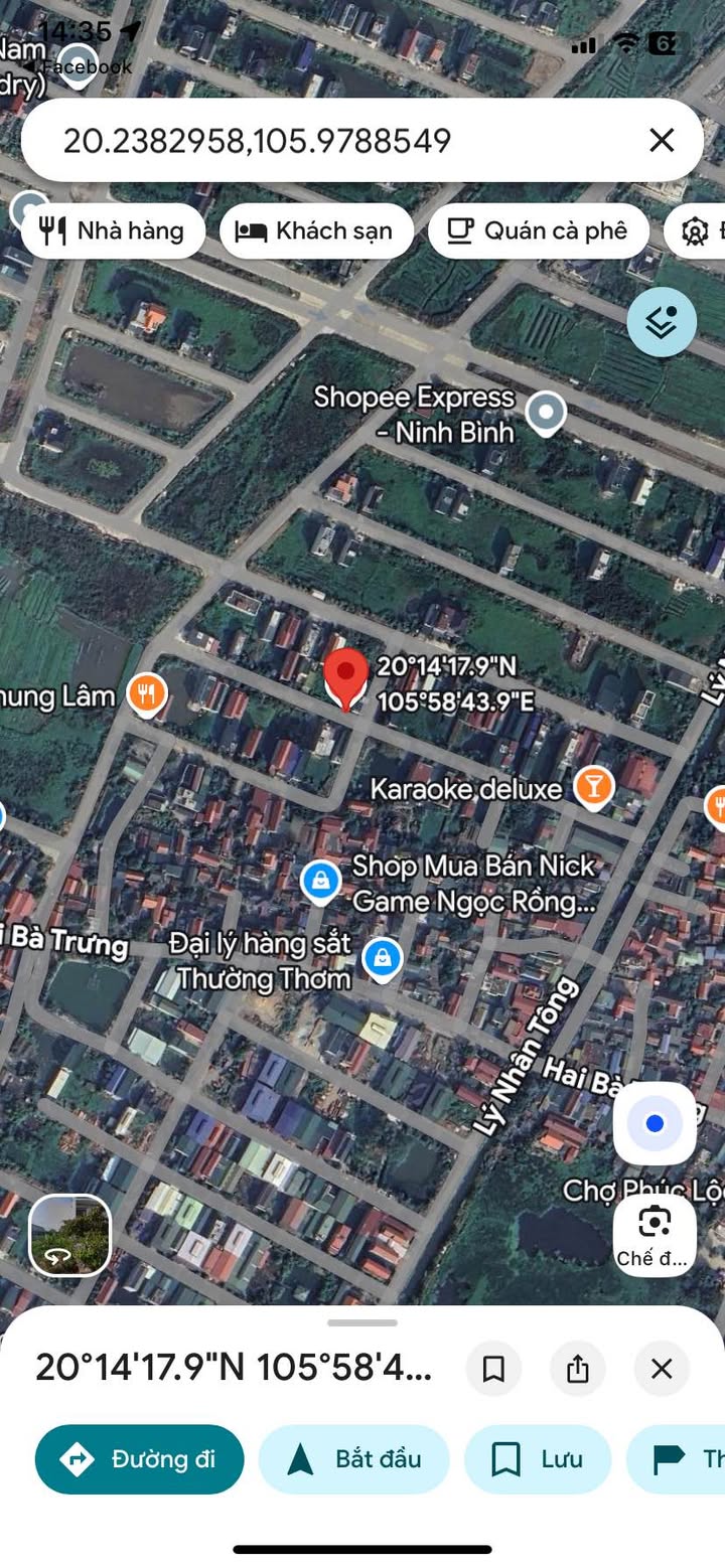 Lô đất đẹp 100m² tại Ninh Bình giá 4 tỷ - Hướng Nam, mặt tiền 5m