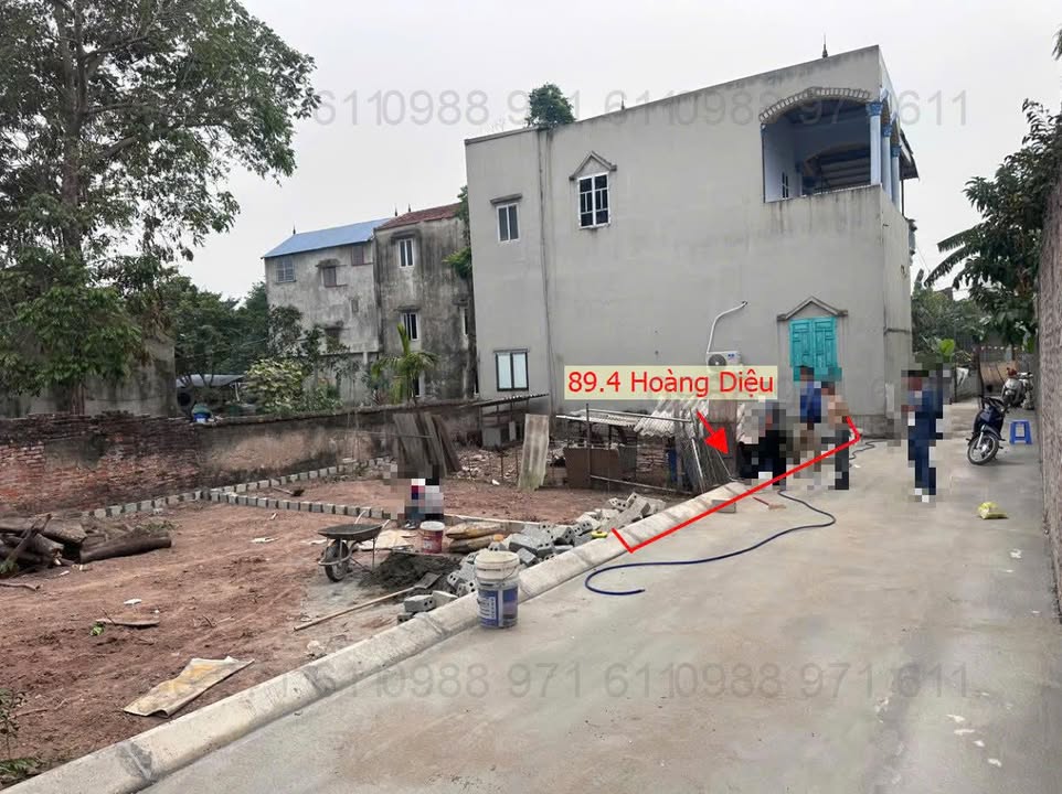 Đất phân lô Hoàng Diệu, Chương Mỹ 89.4m² giá chỉ 2 tỷ - Ô tô vào thoải mái!