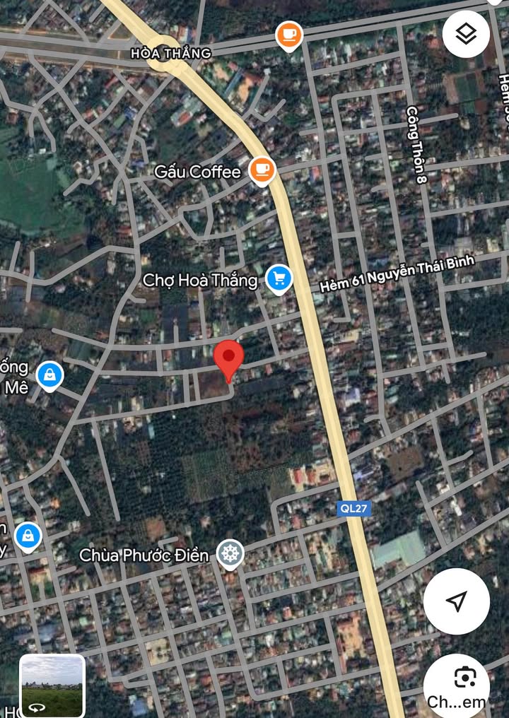 Đất nền Hòa Thắng Buôn Ma Thuột 120m² giá 1.35 tỷ - Đầu tư tiềm năng!