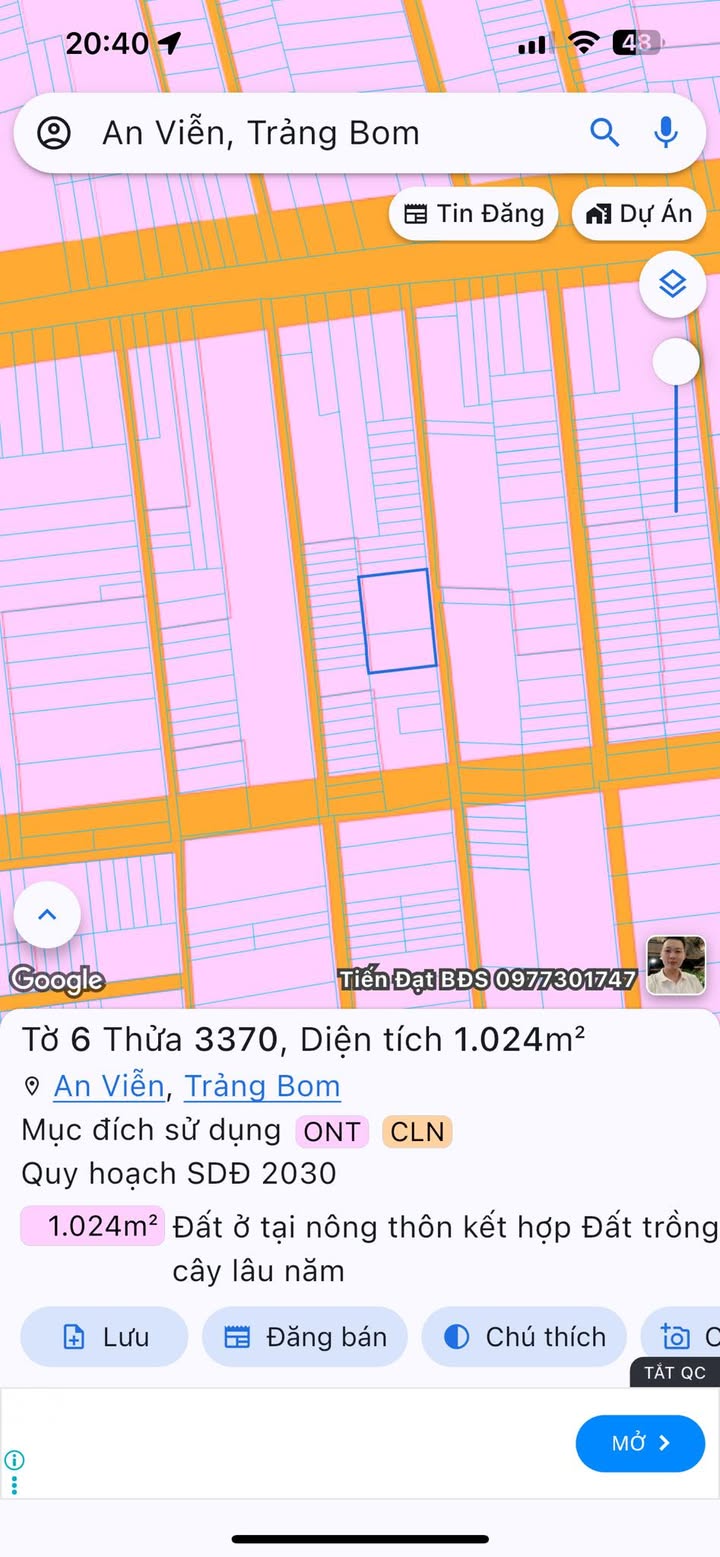 Đất nền xã An Viễn 135m² giá thương lượng - Sổ đỏ chính chủ, thổ cư 100%!