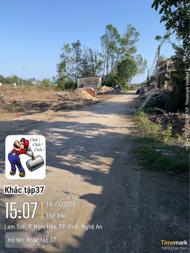 Đất nền Nghi Hòa Vinh 158m² giá 3 tỷ - Mặt tiền thông thoáng, hướng Tây!