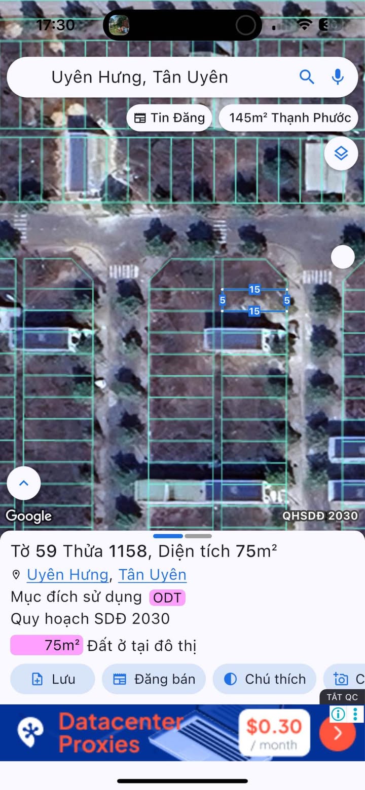 Đất nền KDC Tân Long 1 Tân Uyên 75m² giá 1.3 tỷ - Vị trí đẹp không vướng mắc!