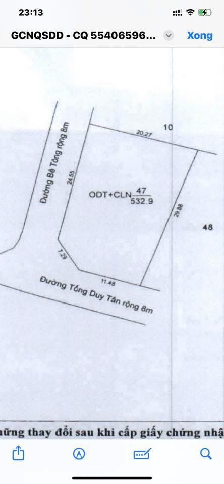 Lô đất hai mặt tiền Buôn Hồ 532m² giá thỏa thuận - Vị trí đẹp, hướng Tây Nam!