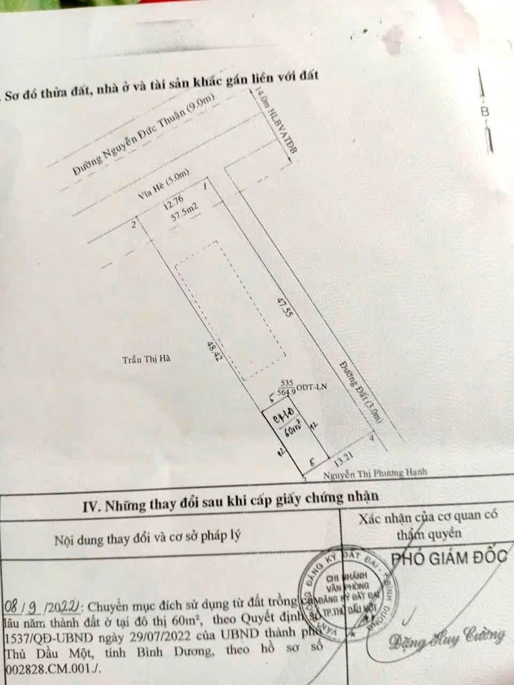 Đất thổ cư 564m² mặt tiền Nguyễn Đức Thuận, Hiệp Thành, giá 16.9 tỷ - Cơ hội đầu tư hấp dẫn!
