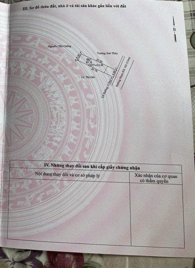 Đất nền Hiệp An, Thủ Dầu Một 80m² giá 1.85 tỷ - Đầu tư sinh lời ngay!