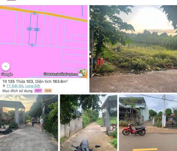 Đất nền Đất Đỏ 162m² giá 800 triệu - Tiềm năng sinh lời cao!