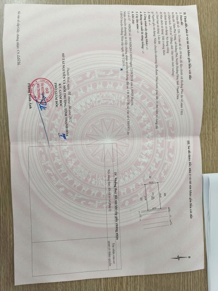 Đất nền đẹp Hoằng Phú 200m² giá 2 tỷ - Cơ hội đầu tư hấp dẫn!