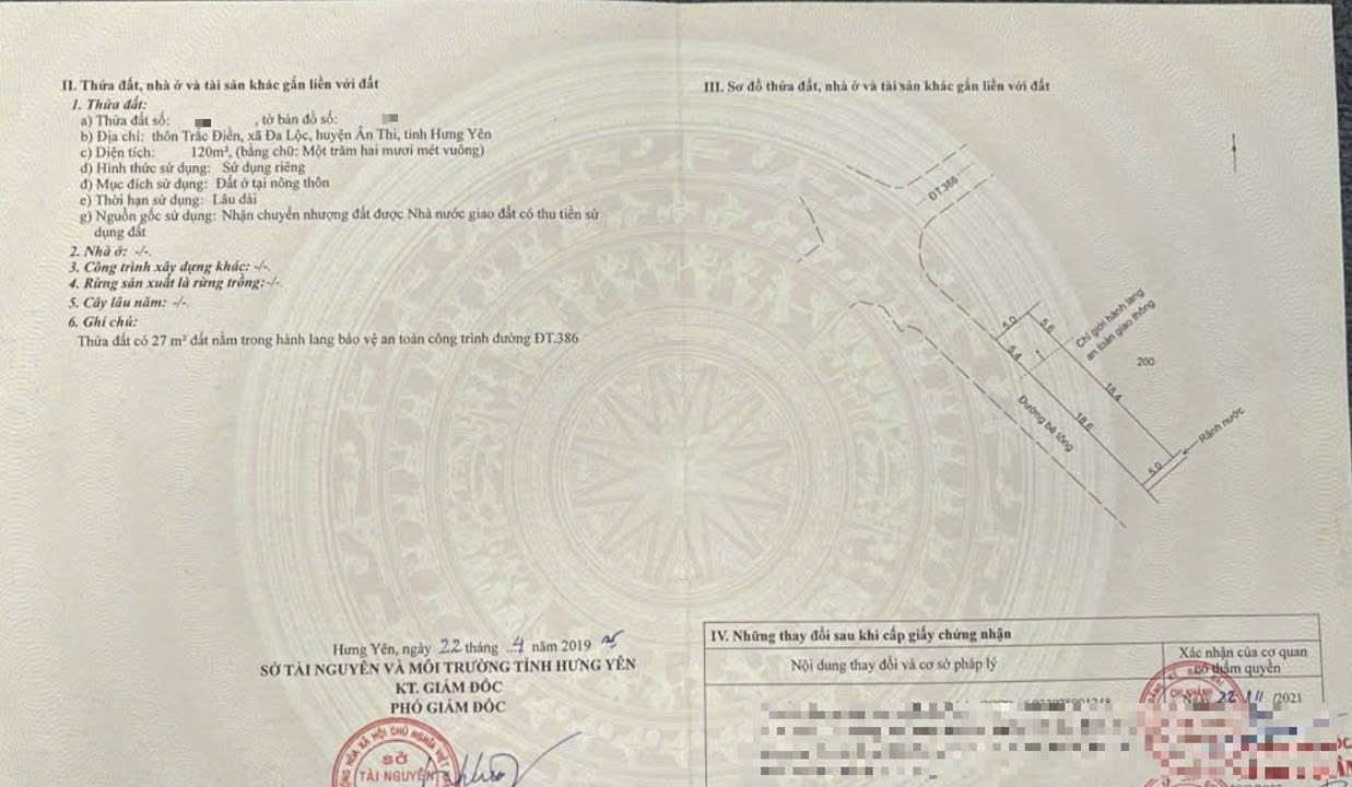 Đất thổ cư Đa Lộc Ân Thi 120m² - Khu vực kinh doanh sầm uất!