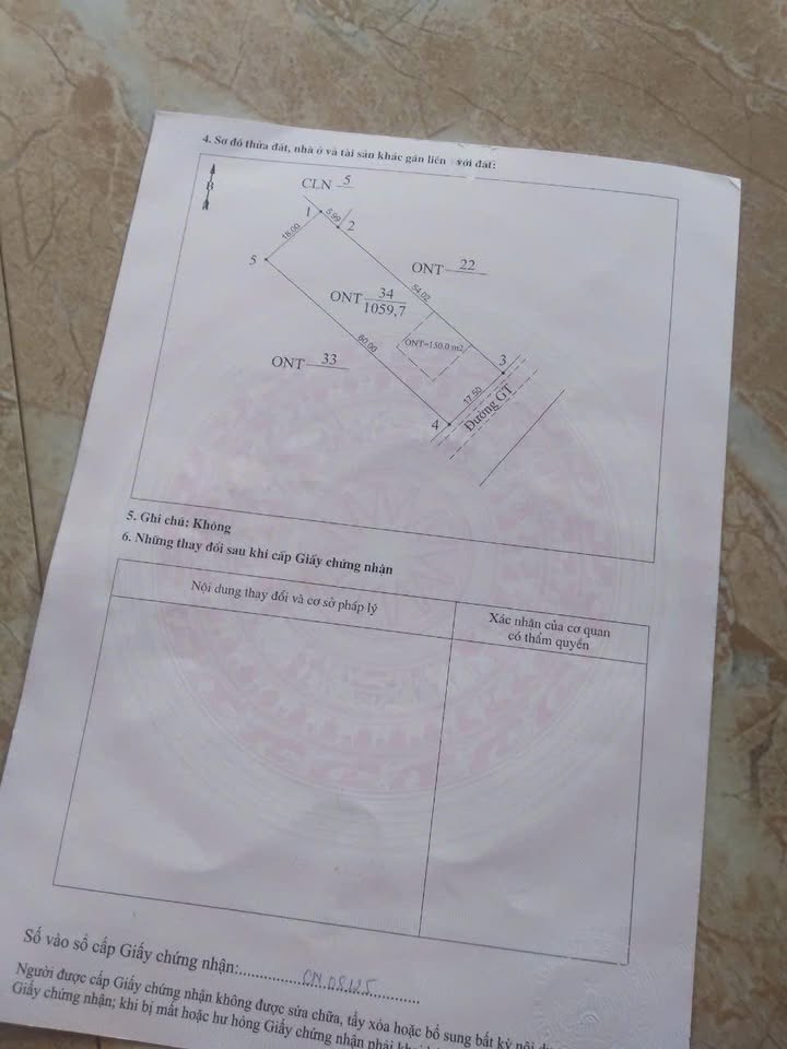 Đất nền Tu Vũ, Thanh Thủy 1059.7m² giá 2.7 tỷ - Pháp lý rõ ràng, chính chủ bán!