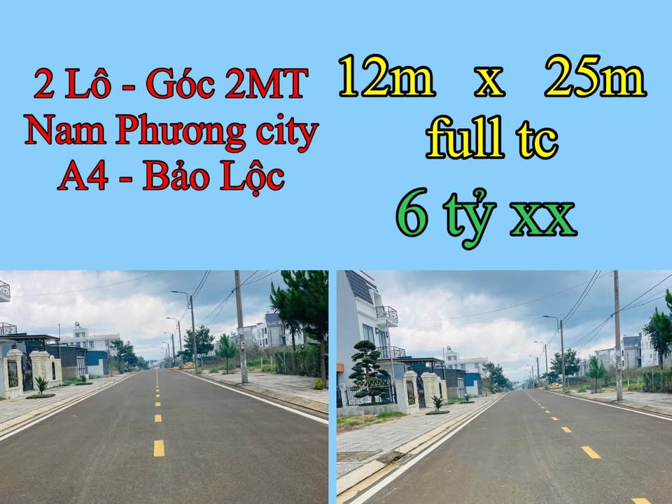 Đất nền 300m² tại Nam Phương City, Bảo Lộc - Bán gấp, giá 6 tỷ!