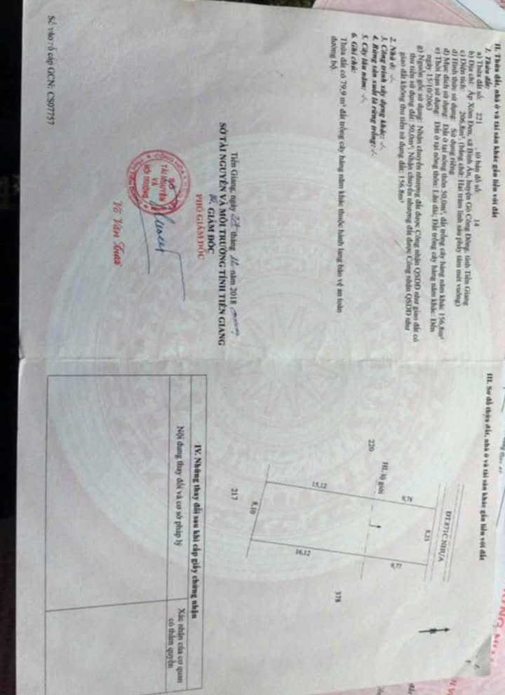 Đất nền Tân Điền, Gò Công Đông 208m² giá 700 triệu - Đầu tư sinh lời ngay!