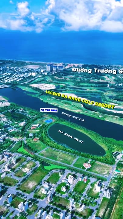 Biệt thự góc 2 mặt tiền khu FPT Đà Nẵng 1112m² - View sông Cổ Cò tuyệt đẹp!