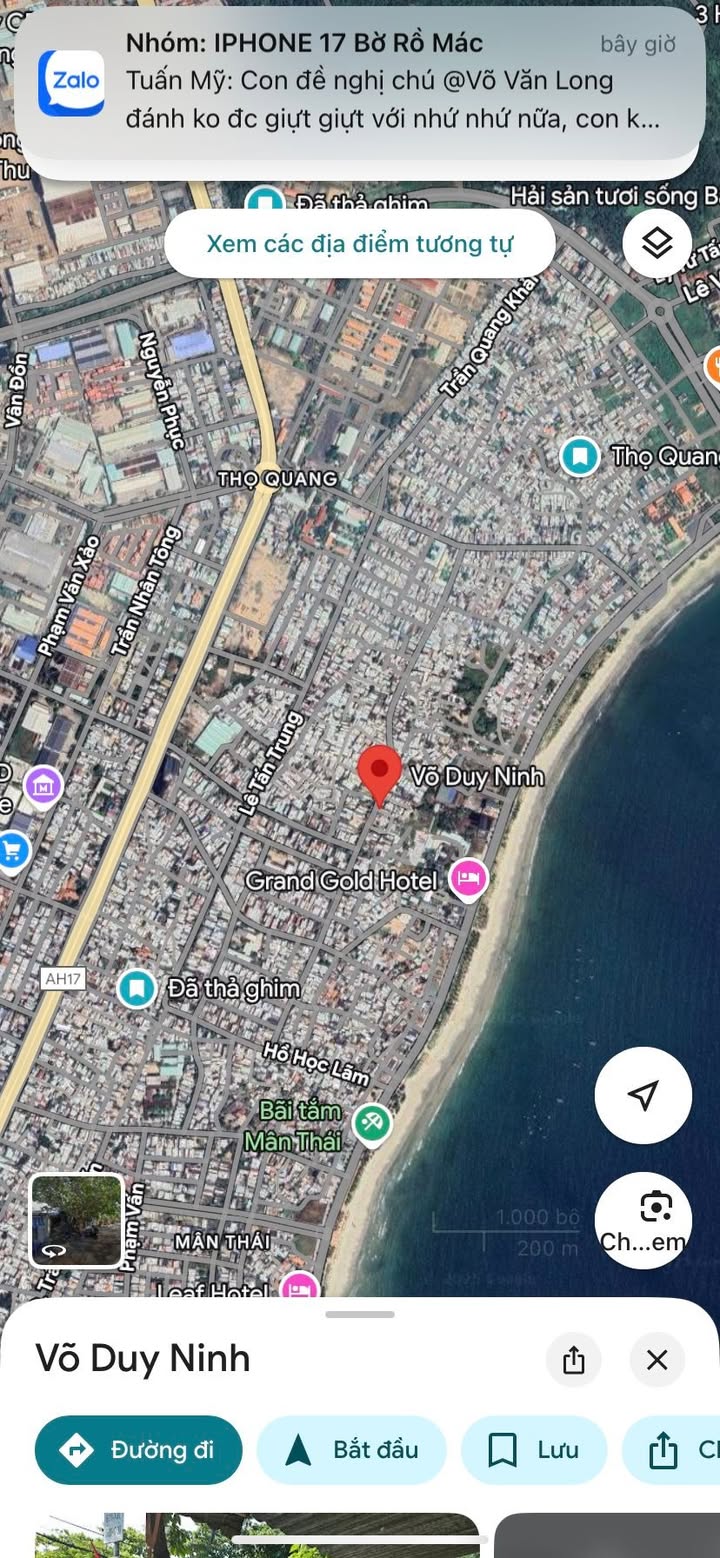 Đất mặt tiền Võ Duy Ninh, Sơn Trà 321m² giá 20.882 tỷ - Cơ hội đầu tư vàng!