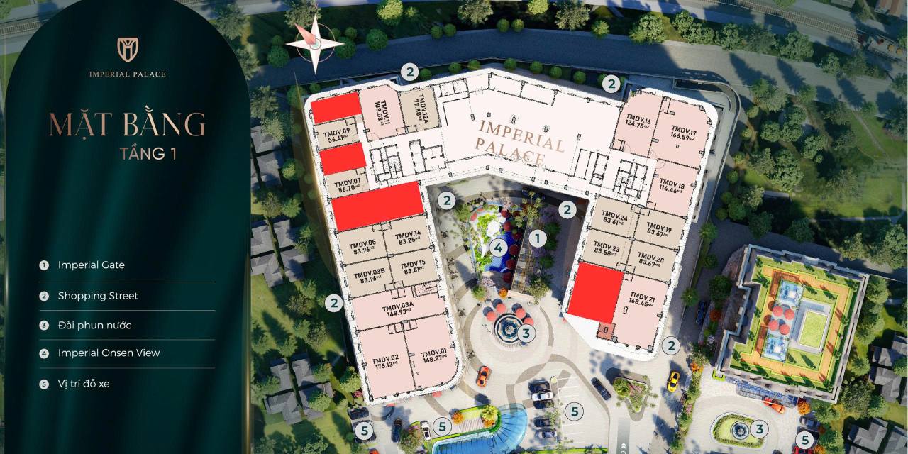 Shophouse cho thuê tại Imperial Hùng Vương, Đà Lạt - Giá chỉ từ 13 triệu/tháng!