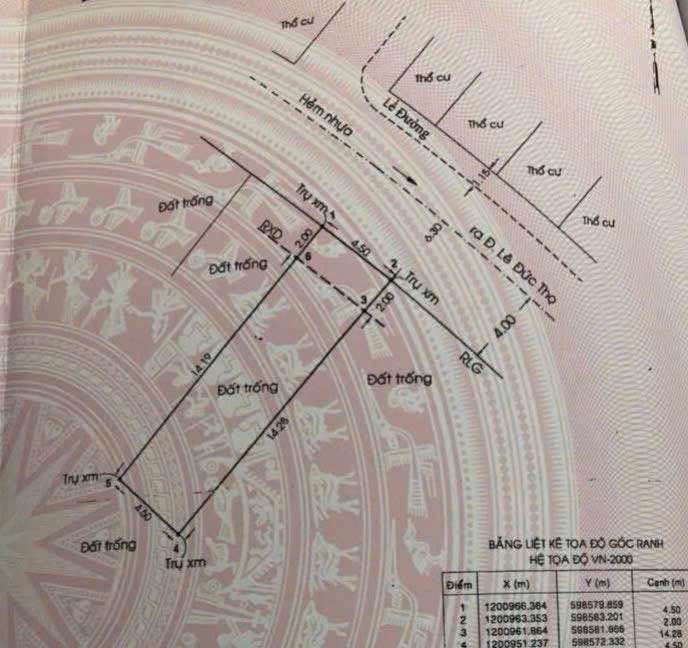 Đất nền Phường 13 Bình Thạnh 72m² giá 7.2 tỷ - Cơ hội đầu tư hấp dẫn!