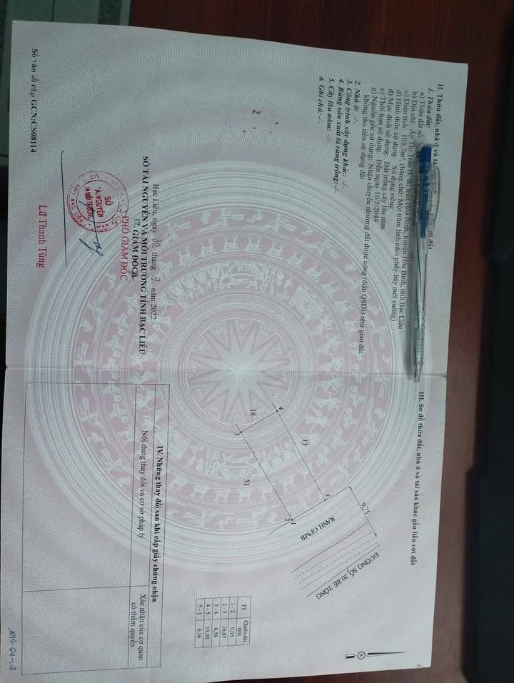 Đất nền chính chủ 125m² tại thị trấn Hòa Bình, giá chỉ 330 triệu - Cơ hội đầu tư hiếm có!