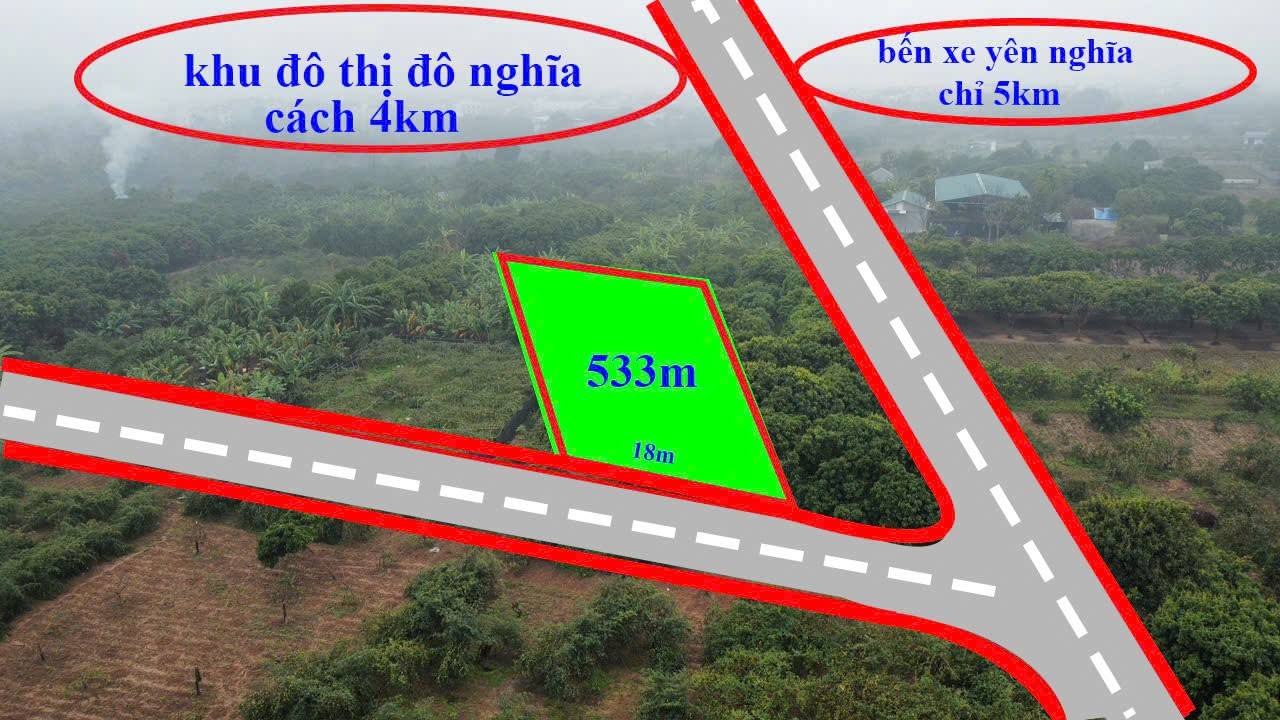 Đất nền 533m² tại Đại Thành, Quốc Oai - Giá tốt chỉ vài triệu/m²!