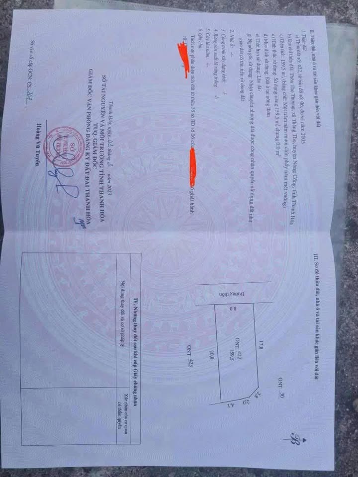 Đất nền Thọ Đông, Thăng Thọ, Nông Cống 105m² giá 300 triệu - Đầu tư sinh lời ngay!