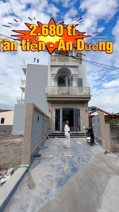 Nhà 3 tầng Tân Tiến - An Dương 72m² giá thỏa thuận - Thiết kế độc lạ!