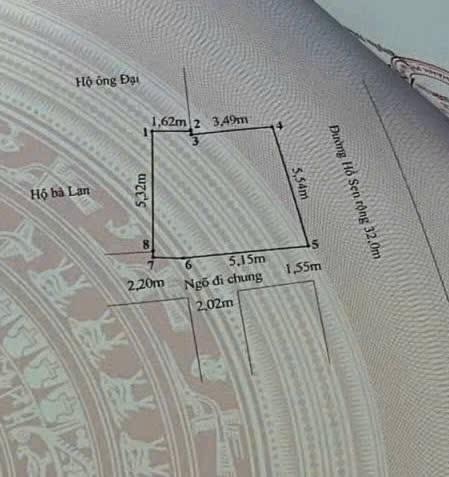 Đất mặt đường Hồ Sen Lê Chân 32.7m² giá 8.66 tỷ - Vị trí đắc địa hiếm có!
