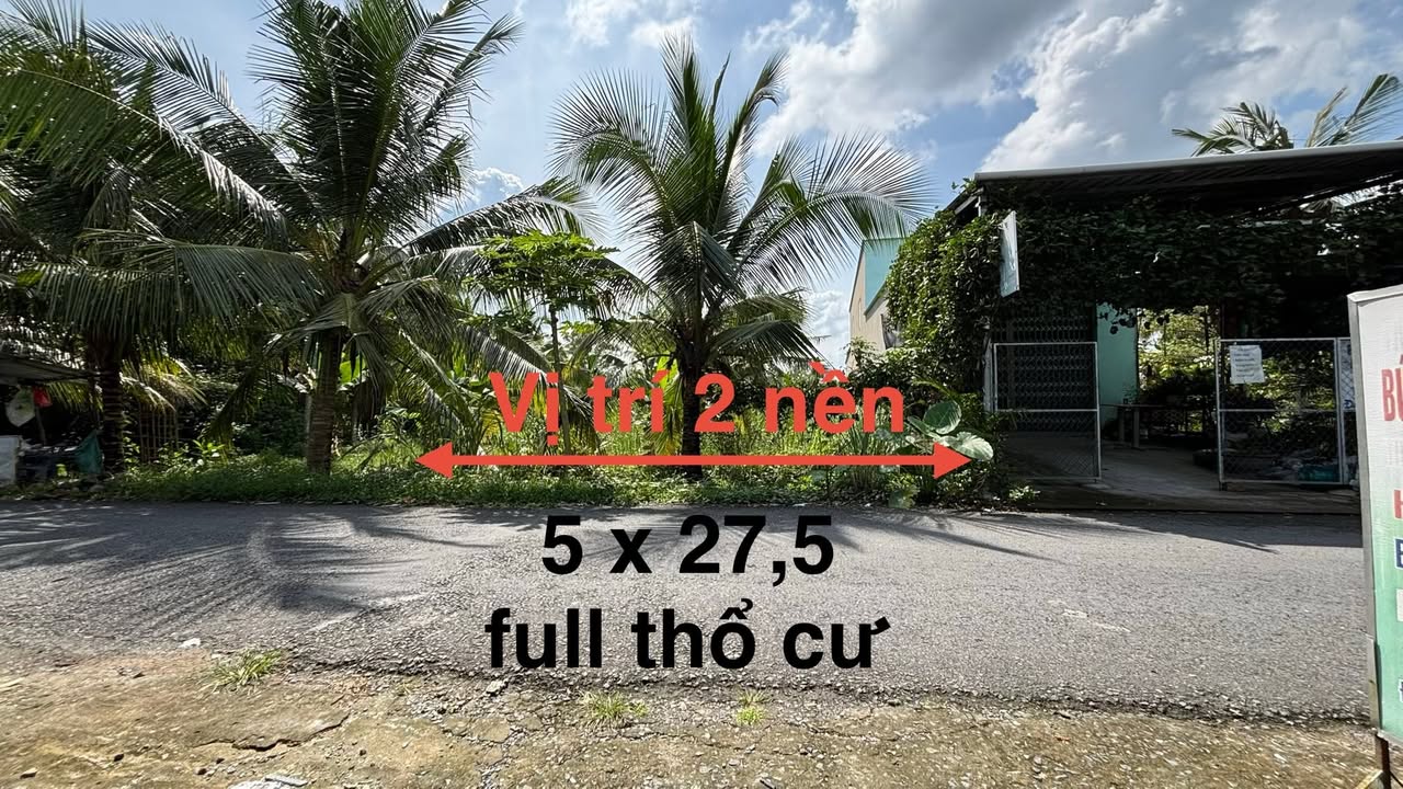 Đất nền thổ cư mặt tiền Nguyễn Viết Xuân 137m² giá chỉ 1.3 tỷ - Cơ hội đầu tư tuyệt vời!