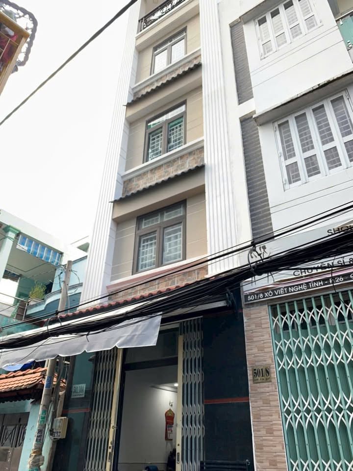 Nhà 5 tầng hẻm 4m đường Xô Viết Nghệ Tĩnh, Bình Thạnh 36m² - Nhà mới đẹp, gần Đại học Ngoại thương!