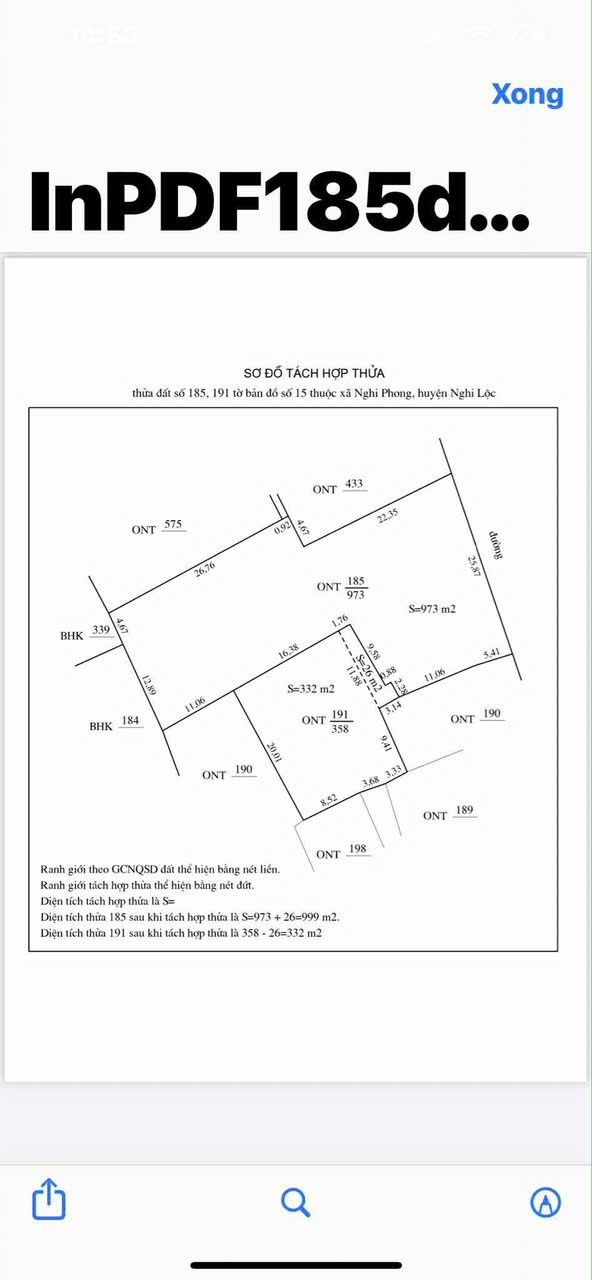 Đất nền Nghi Phong, Nghi Lộc 332m² giá chỉ 2.656 tỷ - Đầu tư sinh lời tốt!
