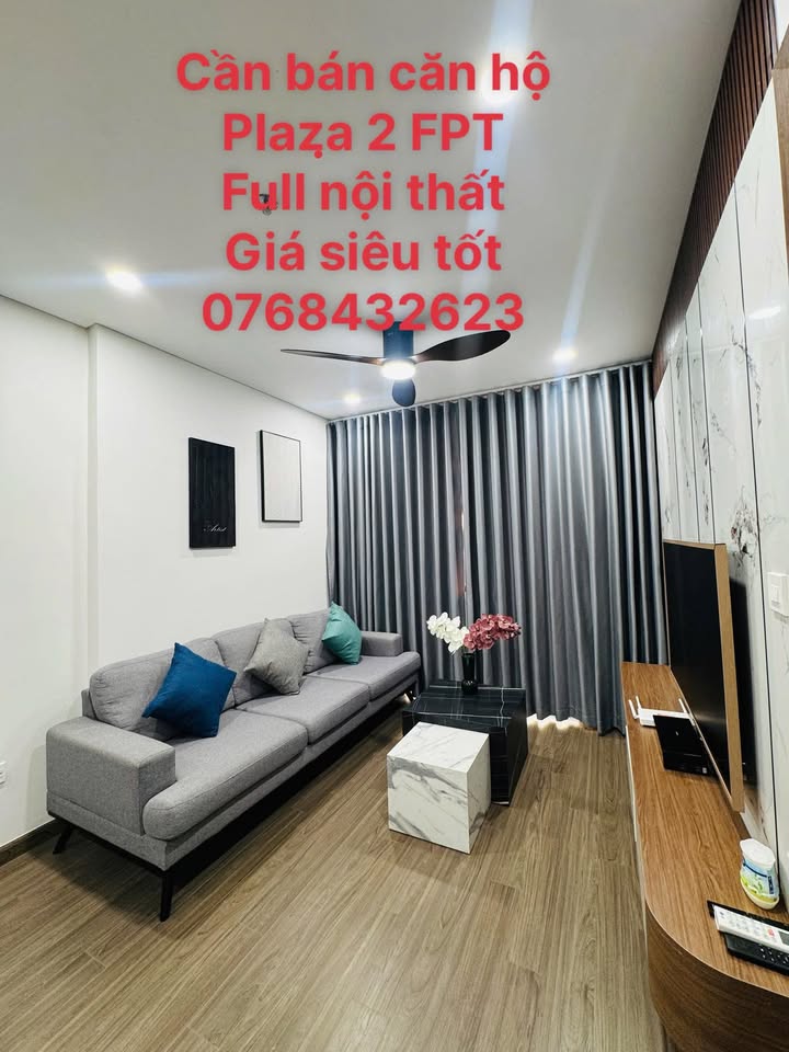Căn hộ Plaza 2 Đà Nẵng 72m² giá 3.4 tỷ - Nội thất cao cấp, view đẹp
