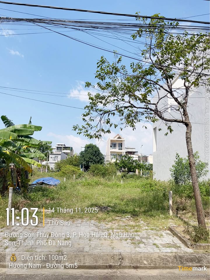 Đất đường Sơn Thủy Đông 3, Đà Nẵng 100m² giá 7 tỷ - Tiềm năng phát triển du lịch!