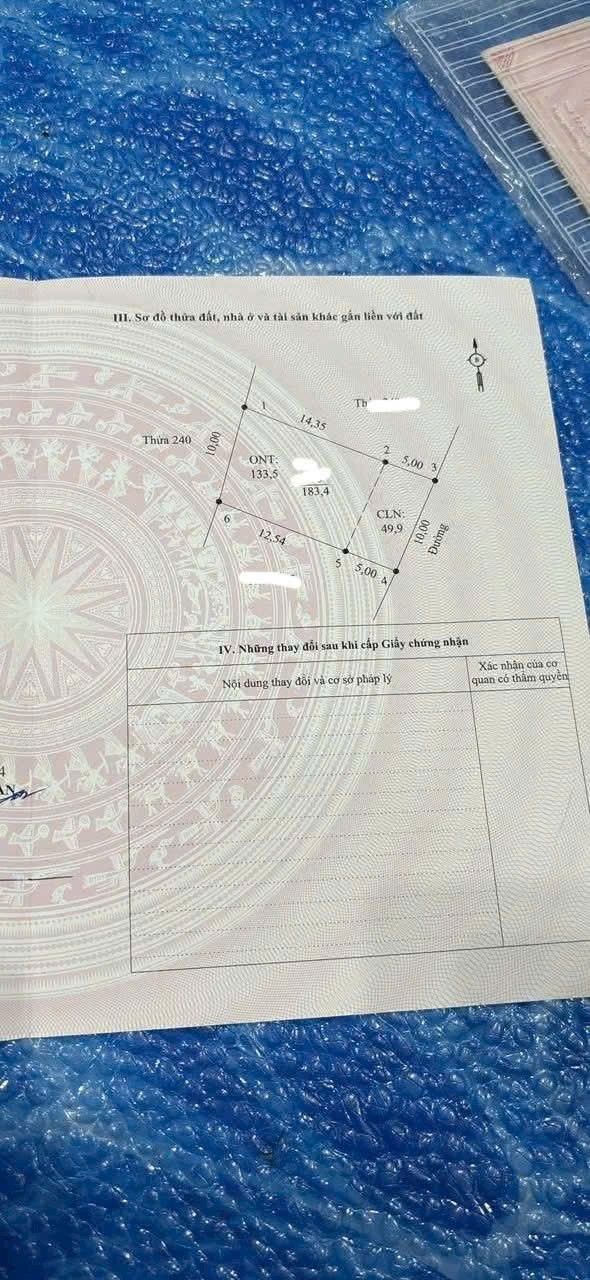 Đất thổ cư tại Phú Lộc, Nho Quan 190m² giá 1.7 tỷ - Sổ hồng chính chủ, ép giá ngay!