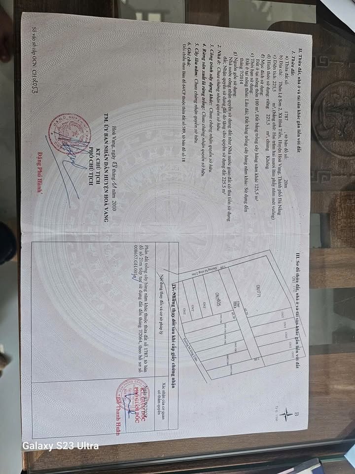 Lô đất Hòa Tiến Đà Nẵng 225.5m² giá 1.35 tỷ - Đầu tư sinh lời ngay!