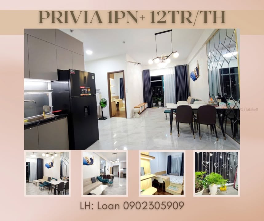 Căn hộ Privia Khang Điền quận Bình Tân - Giá cho thuê từ 10,5 triệu - Nhiều tiện ích hiện đại!