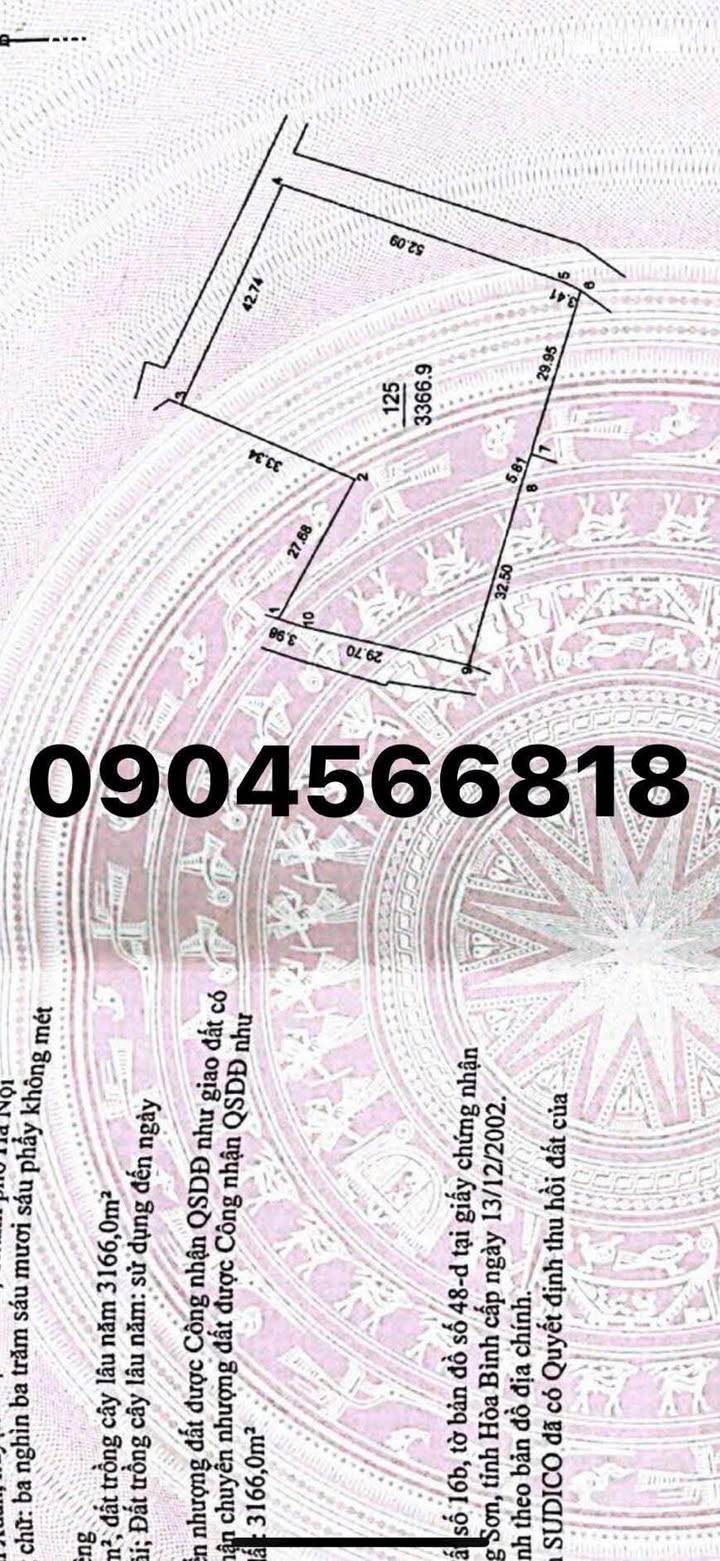 Đất phân lô Tiến Xuân, Thạch Thất 3400m² - Giá thỏa thuận hấp dẫn!