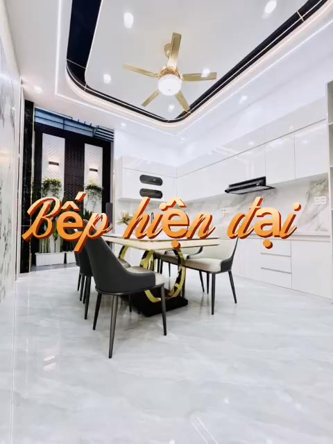 Nhà 4 tầng Hiệp Thành 64m² giá 6 tỷ - Nội thất cao cấp, xe hơi đậu trong nhà!