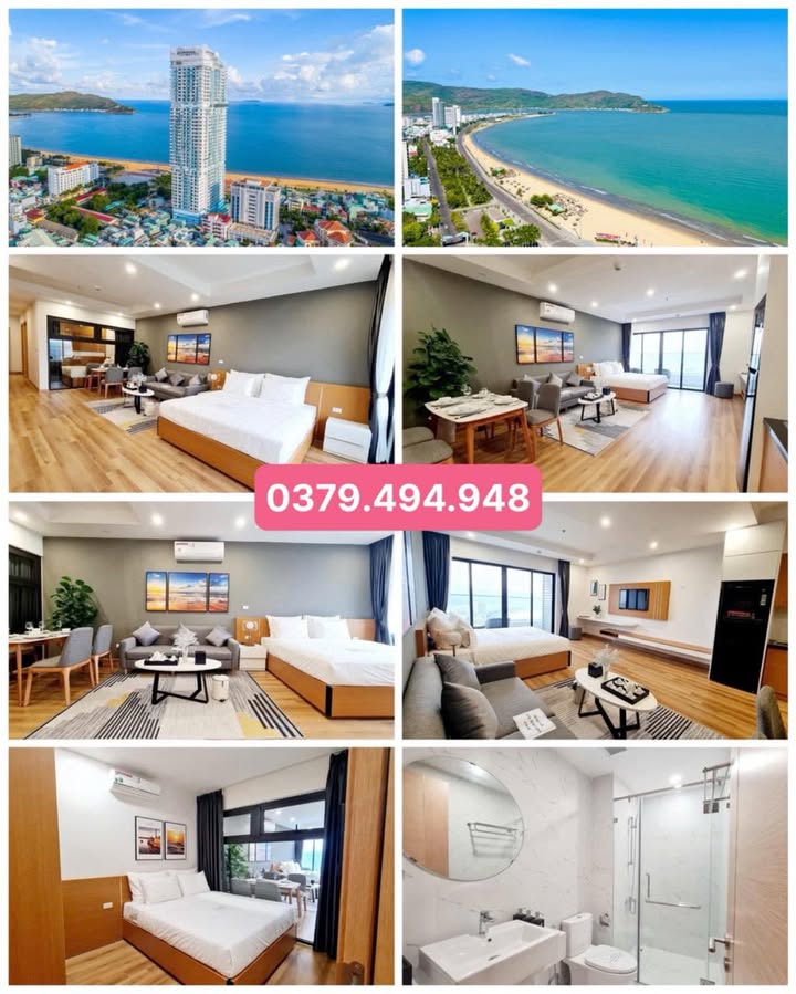 Căn hộ TMS Pullman Quy Nhơn 1PN giá 6 triệu - View biển tuyệt đẹp!