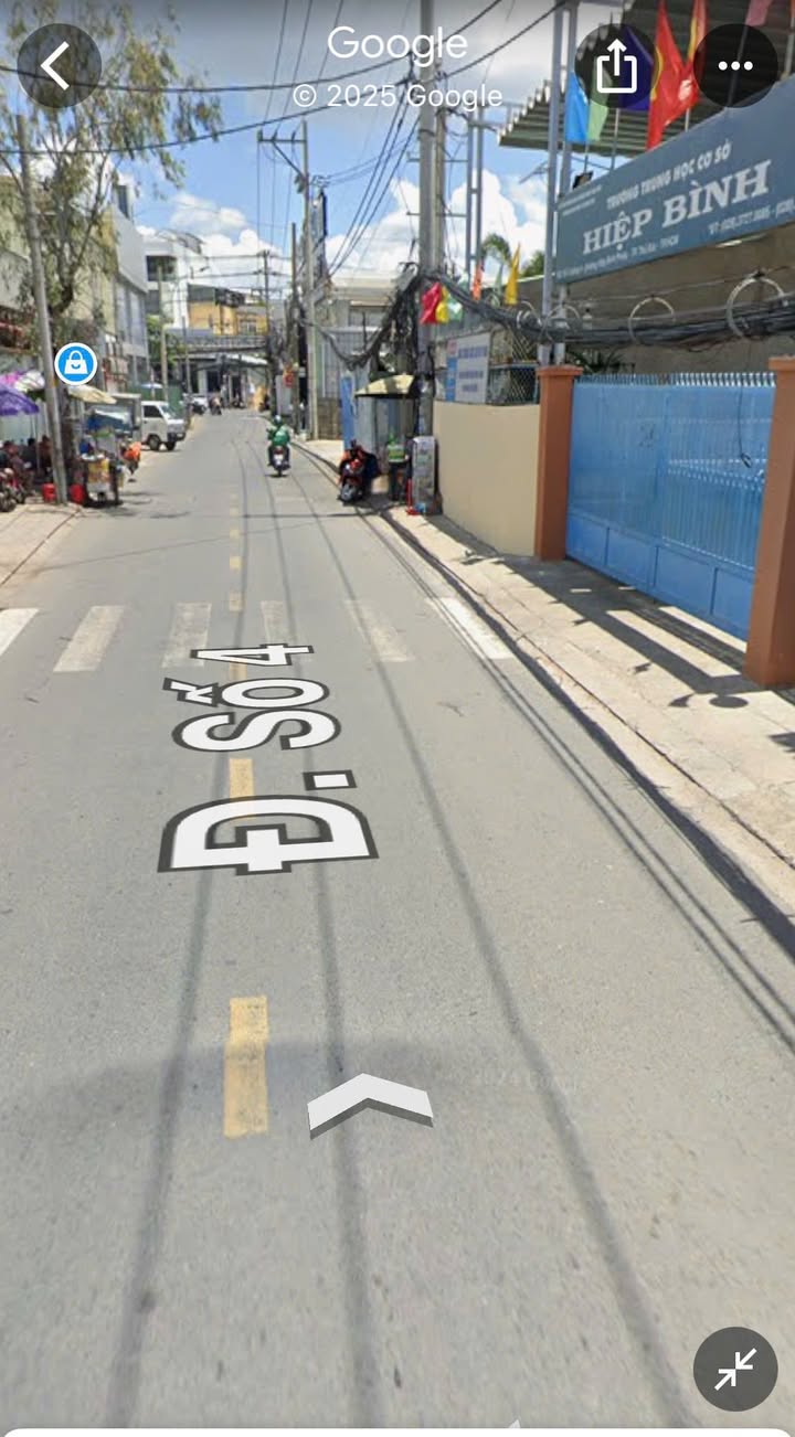 Đất thổ cư Hiệp Bình Phước 517m² giá 43,9 tỷ - Mặt tiền đường Số 4 vị trí đắc địa!