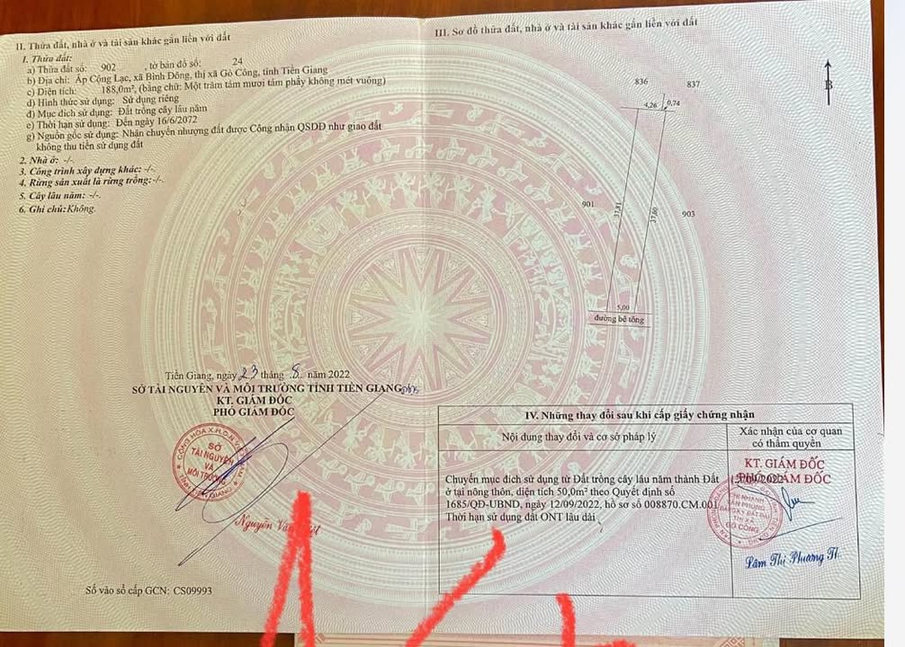 Đất nền mặt tiền đường xe tải Gò Công 188m² giá chỉ 380 triệu - Cơ hội đầu tư tuyệt vời!